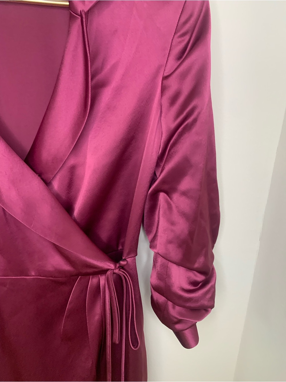 CINQ A SEPT dress mini sz 4 luxurious Magenta - Picture 4 of 11
